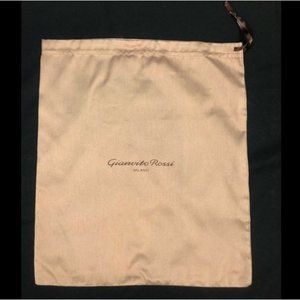 Gianvito Rossi Dust Bag Storage Drawstring 13.5" x 11.5"